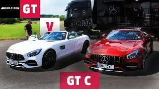Is the £135k AMG GT C better than the GT? - Mercedes track and first look comparison review