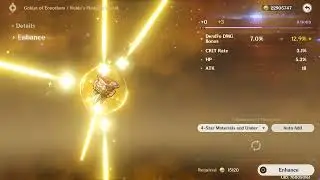 Genshin Impact: Upgrading an artifact (Part 35)