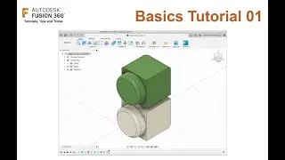 Autodesk Fusion 360 Basics - Extrusions and Sketches (Tutorial 01)