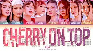 BINI Cherry On Top Lyrics (Color Coded Lyrics)