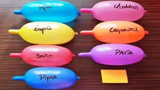 Making Slime with Funny Balloons - Food Slime