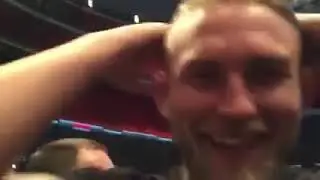 Alexander Gustafsson beats boxing machine