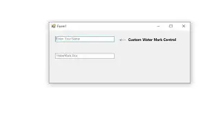 How to Create Custom WaterMarkTextBox  for winform- VB.net