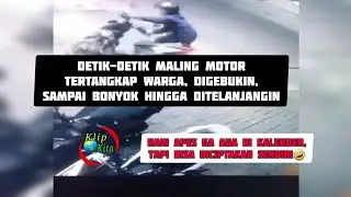 MALING MOTOR DIRUJAK WARGA DI PEKOPEN, TAMBUN, BEKASI
