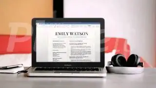 Editing the Emily Watson Resume Template in MS Word 365