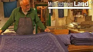 Blaudruck - traditioneller Textildruck mit Indigo
