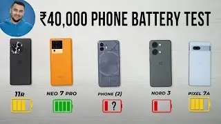 Smartphone Battery Drain Test - Under ₹40,000