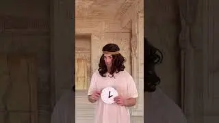 Two guys inventing a clock