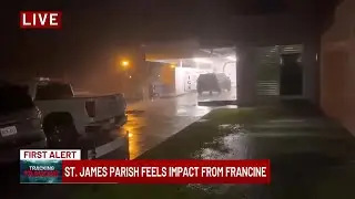 St. James Parish feeling the impacts of Hurricane Francine