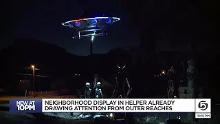 Unique yard display in Helper already drawing attention from outer reaches of community