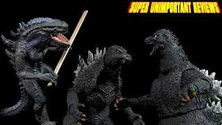 NECA Godzilla 1989 (Godzilla VS Biollante) & 2003 (Godzilla: Tokyo SOS) Figure - Abridge Review