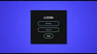 Create Cool Login Page With HTML & CSS 2020