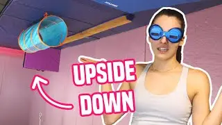 Trying Gymnastics with Upside Down Goggles