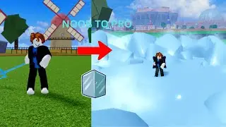 Noob To Pro Using |ICE FRUIT| BloxFruit Roblox