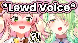 Fauna's Sudden Lewd Voice Surprises Nene [Hololive]