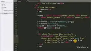 Advanced ajax product filters in PHP and AJAX