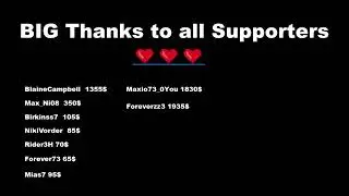 BIG THANKS TO ALL SUPPORTER ❤❤❤❤❤❤❤