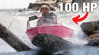 World's Smallest Jet Boat VS Rough Water!