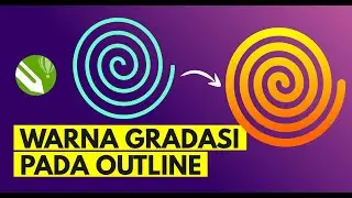 TUTORIAL CARA GRADASI WARNA PADA OUTLINE COREL DRAW