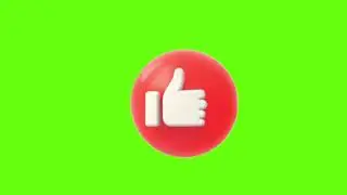 thumbs-up || like button green screen effect