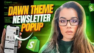 How to add newsletter popup in Dawn theme shopify | 2022