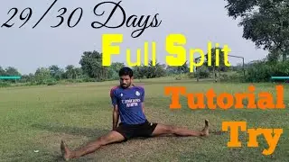 29/30 Days Middle Split Tutorial | 30 Days Full Split Challenge Accepted #split @Fitness-is-life