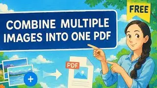 How to Combine Multiple Images into One PDF for FREE