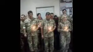 Анастасія Мигович. Відкриття Дошок пошани полеглим бійцям 15 бат. 128-ї ОГПБр