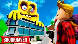 Как СТАТЬ Гигантским ГУБКАБОБОМ в БРУКХЕЙВЕН! (Роблокс BrookHaven RP🏡)