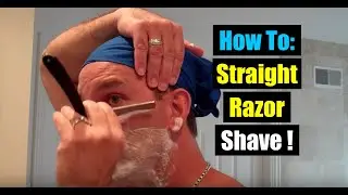 Quick Tutorial: Learn How To Shave with a Straight Razor@geofatboy