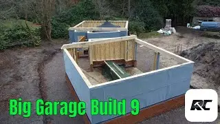 I love Oak!!!! Big Garage Build update and a visit to the workshop. Episode 9