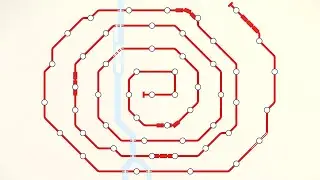 Using ONE LINE to get high scores in Mini Metro!