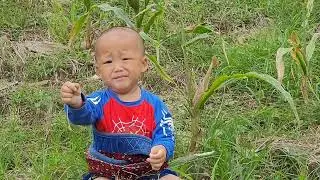 a 17-year-old single mother,broke corn,brought it to sell,sold beans,went to the market to buy beard