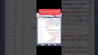Shortcut for Word wrap in Visual studio 2019 