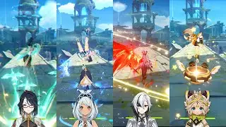 NO Skill Cooldowns: Who Would Be the FASTEST? All 5.0 Natlan Characters | Genshin Impact Comparison