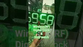 Digital clock + Stopwatch for Sports Complex 