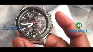 Casio Edifice Analog Green Dial Mens Watch EFV-600D-3CVUDF