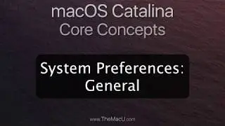 macOS Catalina General System Preferences Tutorial