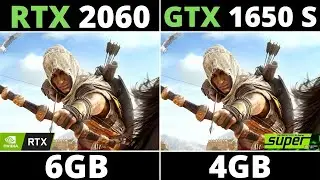 RTX 2060 VS GTX 1650 SUPER - BENCHMARK TEST IN 15 GAMES