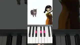 OIA Cat Red Light Green Light - Piano Tutorial 