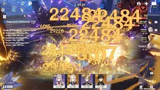 Noelle Helicopter ft Albedo Fatal Bloom 4 Geo Team - Satisfying Combo Speed Run 3.2 Floor 12