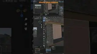 how to add glass material in blender