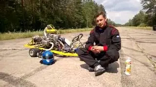картинг с мотором 650 куб.см. днепр .краткий обзор