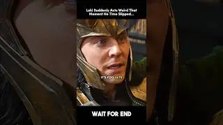 Loki Meet Thor While Timeslipping 🤯 