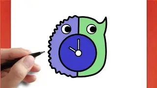 How To Draw Bittergiggle Clock from Garten of Banban 