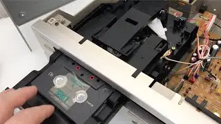 Denon DRS-610 Cassette Deck - A look Inside + Test
