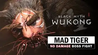 Black Myth Wukong - Mad Tiger Boss Fight (No Damage Taken)