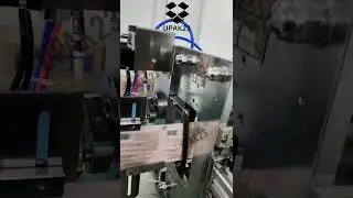 Автоматическая машина для производства и упаковки спиртовых салфеток #упаковочныйаппарат #machine