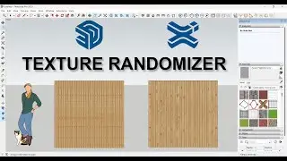 Randomize the texture in SketchUp with plugin