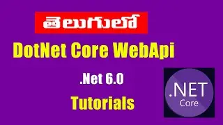 DotNet Core Tutorials in Telugu #1